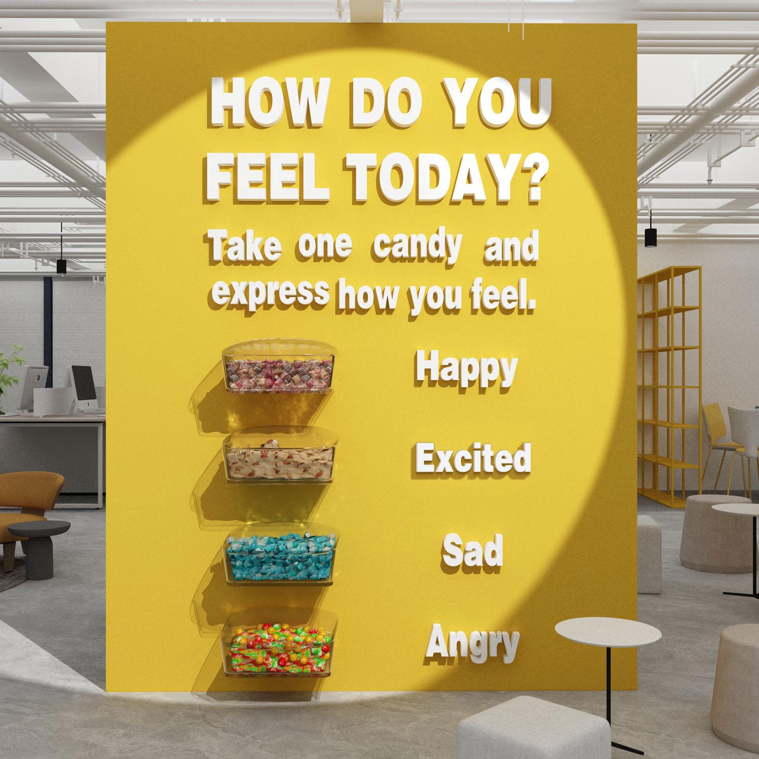 办公室墙面装饰企业文化茶水间氛围布置贴英文教室能量补给站糖果