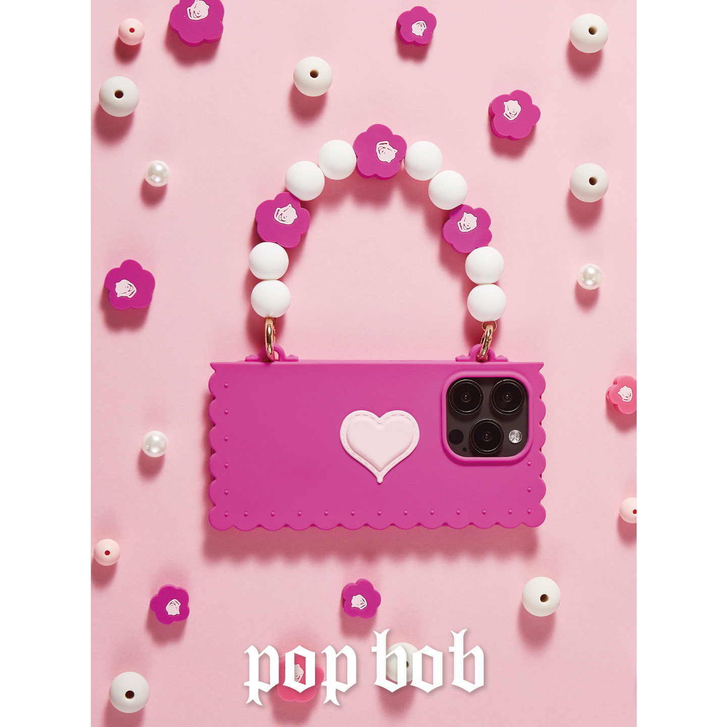Popbob爱心手拎包手机壳15系列