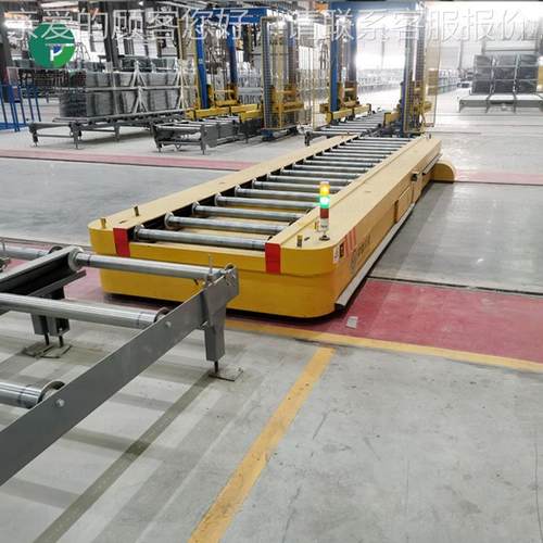 车车间自动搬运智能轨道电动平plc编OBW程滚筒输送工位对接化地平