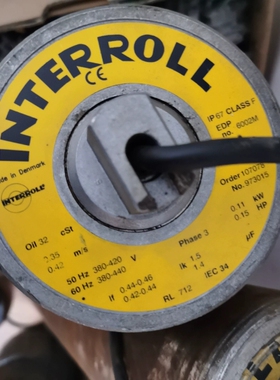 英特诺INTERROLL滚筒  。安装尺寸540mm，IEC