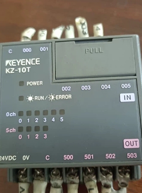 KEYENCE基恩士CKV-10T小型封装型PLC，成色如图