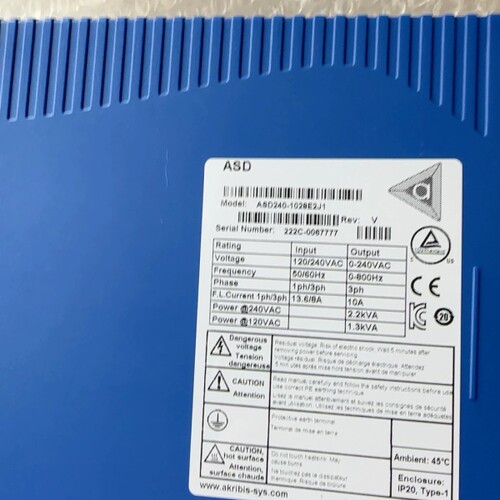 【议价】雅科贝思驱动器，ASD240-1028E2J1