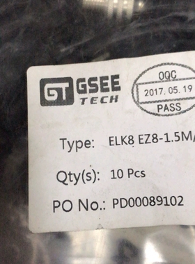 原装吉诺GSEETECH ELK8 EZ8-1.5M/S10