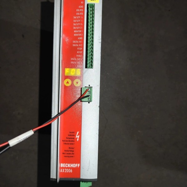 议价倍福伺服驱动器AX2006 4KVA S60600-520拆