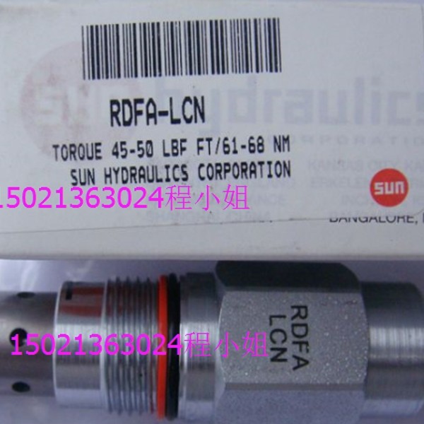 SUN泄压阀 RDFA-LANRDFA-LBNRDFA-LCN