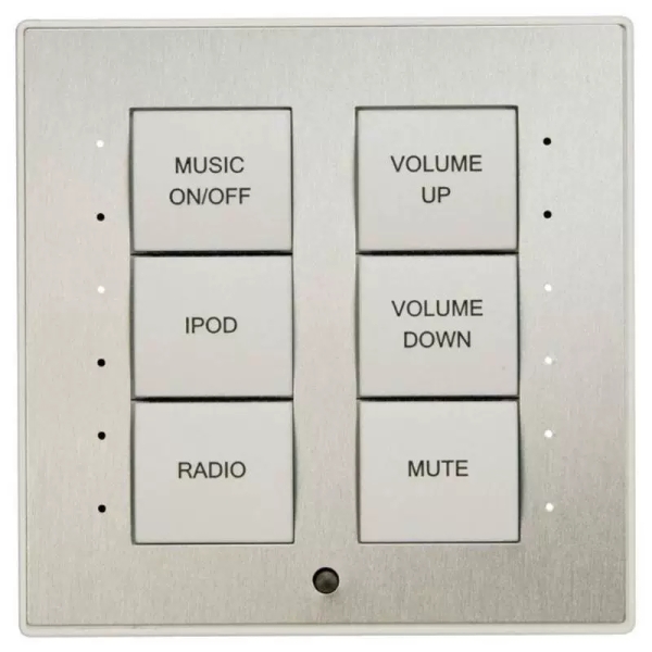 Crestron 快思聪按键面板智能家居面板C2NI-CB-B-T/C2NI-CB-W-T议