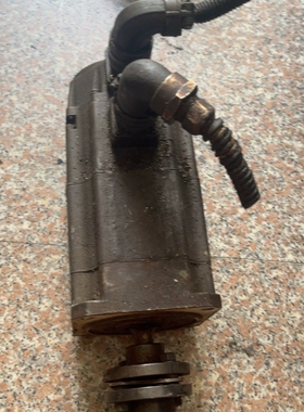 议价三菱数控电机HA80NC-S带白色编码器OSE253拆机好