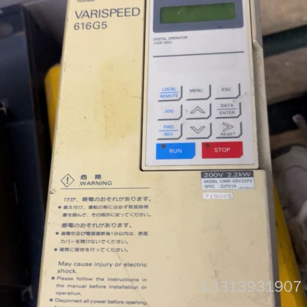 安川G5系列变频器CIMR-G5A22P2 2.2KW 22议价也可维修