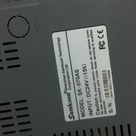 显控sk070as触摸屏