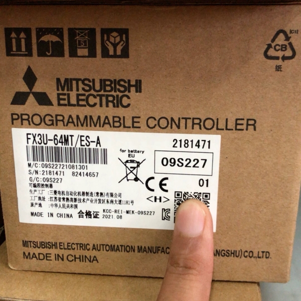 FX3U-64MT/ES-A。全新原装PLC。里外对码.