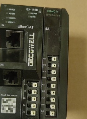 德克威尔 PLC  EX-1100主模块，EX-4014很能议价