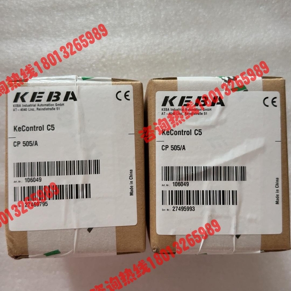 KEBA科霸KeControl C5控制器，型号CP 505