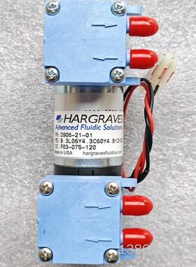 询价购-全新库存进口美国HARGRAVES双头直流隔膜真空泵/水泵B