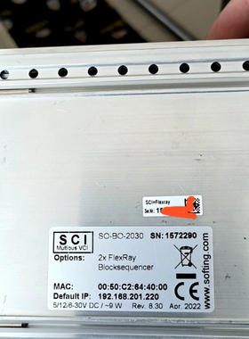 【议价】Flexray板卡 SO-BO-2030