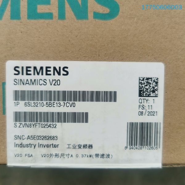 6SL3210-5BE13-7CV0，未开封，V2