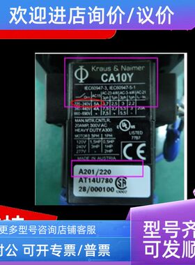 Kraus & Naimer奥地利蓝开关 CA10Y.A201/220.EG.S1 可