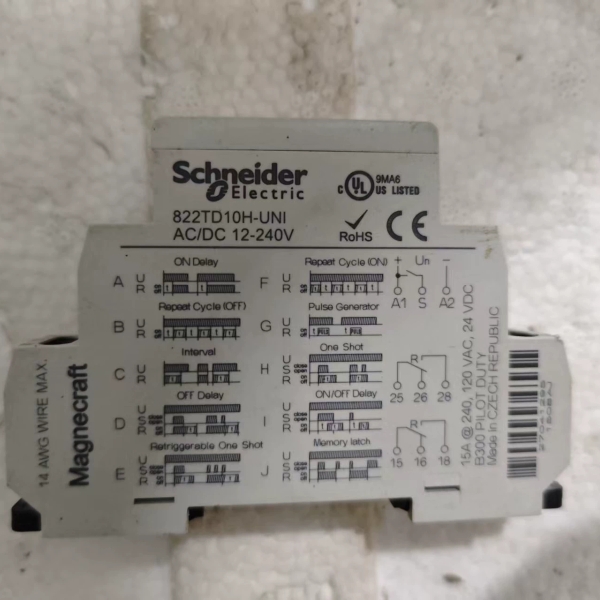 议价电气时间继电器，型号822TD10H-UNI，AC/D