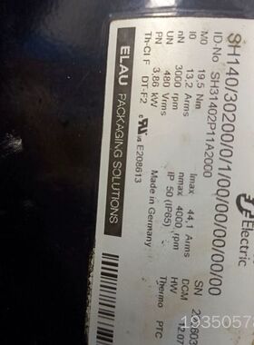 伺服电机SH140/30200/0/1/ 00/00/详谈