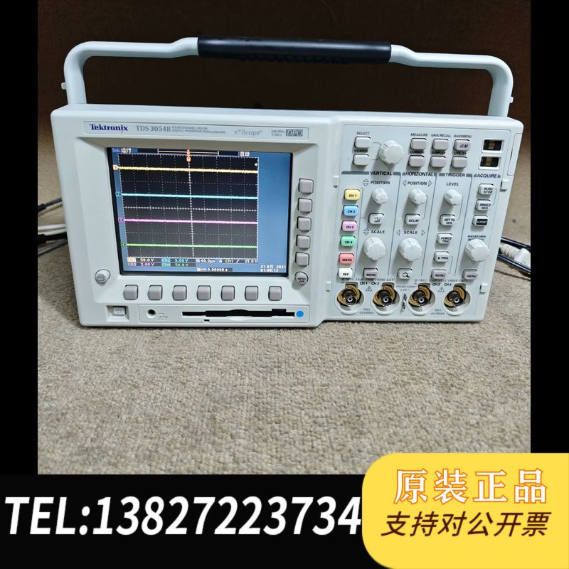 TDS3054B示波器 成色不错，外壳屏幕都无老化，详细