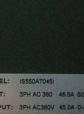 汇川IS550AT045I电液伺服驱动器    议价【议价】