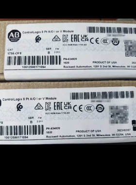 【议价】未拆封正品ABB 1756-OF8，ControlLog