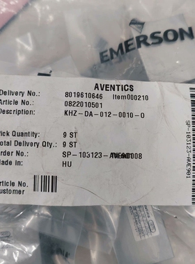 [维修]#电子元器件  0822010501安沃驰Aventics气