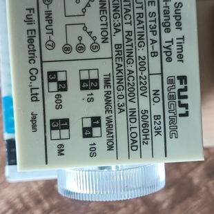富士时间继电器ST3P 单价 延时控制器220V 议价 原装