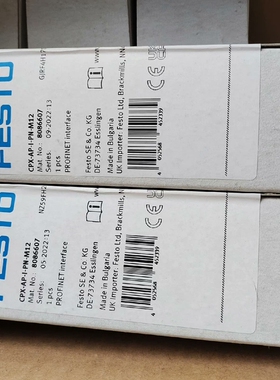 FESTO费斯托 8086607 通讯网关 CPX-（请询价）