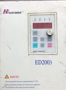 易驱5.5千瓦变频器0 ED2003-4T0055fp议价