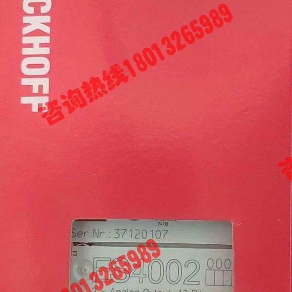 全新原装倍福BECKHOFF ES4002模块 2路模拟输出