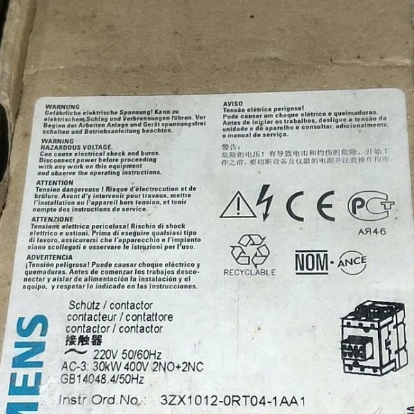 低压接触器  3RT1044-1AN24    货！议价