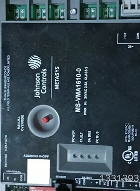 jonhson 控制器 MS-VMA1610-0议价也可维修