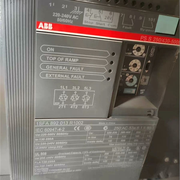 [维修]ABB启动器PS S250/430-500L 1SFA892