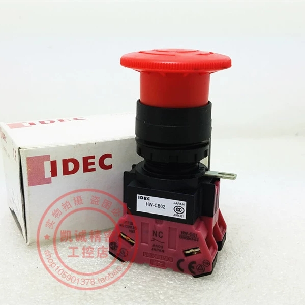 和泉IDEC急停按钮开关 HW-CB02  HW1B-V402R 2常闭