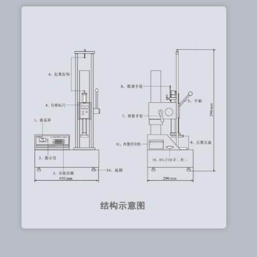 SD-1000~HKY00电显子0数弹簧拉5压试验机