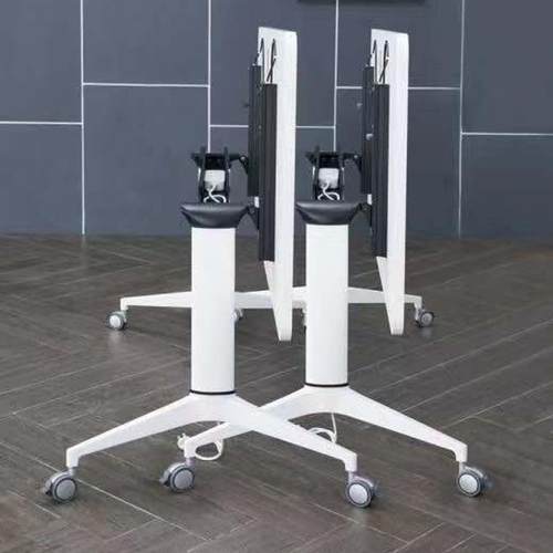 直供线槽折叠移动办公培训会议桌大型拼接式会议工作台侧翻长条桌