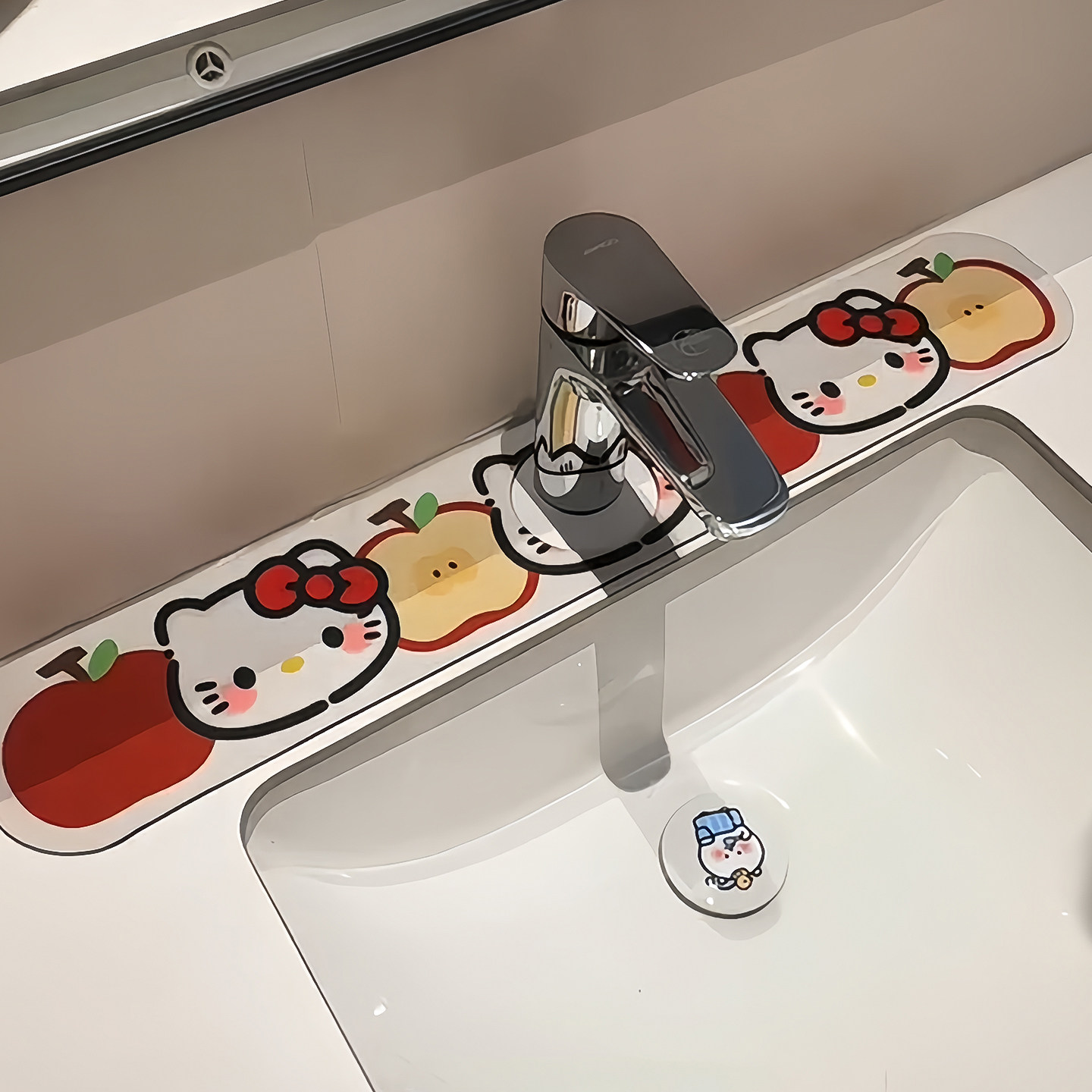 可爱kt水龙头沥水垫软硅藻泥吸水垫厨房卫生间边缘洗手台吸水垫,家庭/个人清洁工具,厨卫防水贴/条,淘宝优惠券,粉丝福利购,淘宝优惠卷