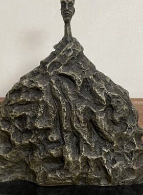 铜雕塑工艺品贾科梅蒂抽象人物雕塑摆件家居饰品创意礼品客厅书房