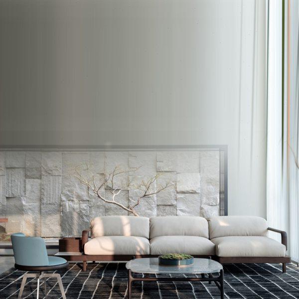 美学派新中式黑胡桃木沙发组合简约会所样板间现代禅意实木家具,住宅家具,实木沙发,淘宝优惠券,粉丝福利购,淘宝优惠卷