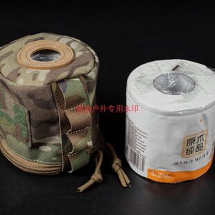 户外露营多功能G5气罐保护套瓦斯罐罩450气罐收纳袋 圆筒卷纸巾套