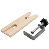 木质执模木台塞带夹钳可移动功夫台木塞 打金工具 手工曲线锯木台