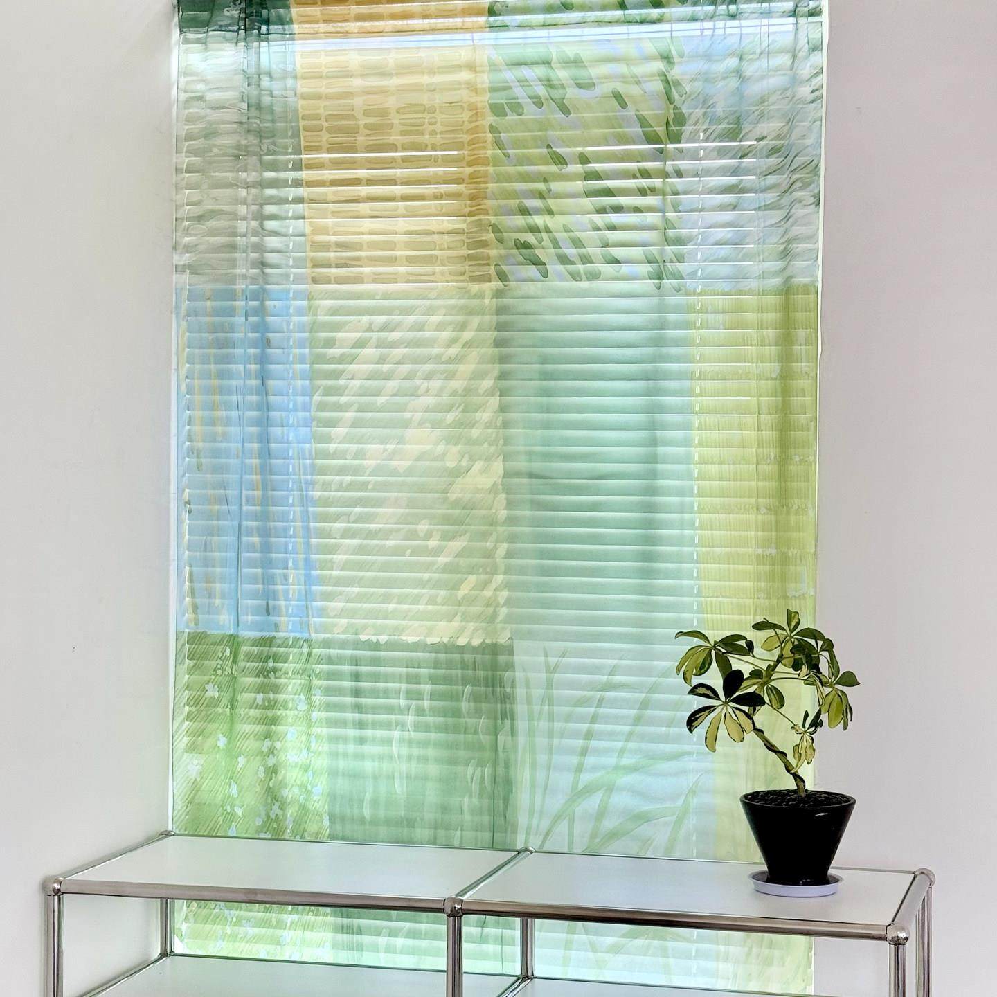 夏日ins风透光窗帘雪纺纱绿的纱帘飘窗帘布门帘飘逸窗幔阳台纱帘,居家布艺,成品窗帘,淘宝优惠券,粉丝福利购,淘宝优惠卷