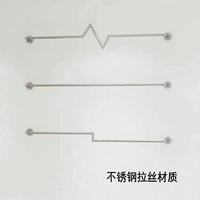 服裝展示架上墻不銹鋼正掛男女裝童裝店樣板掛衣桿壁掛式掛架貨架