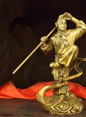 纯铜齐天大圣孙悟空孙行者摆件客厅书房家居斗战胜佛美猴王铜猴子