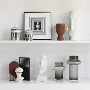 现代简约斯堪的纳维亚家居饰品客厅电视柜酒柜艺术品软装饰花瓶装