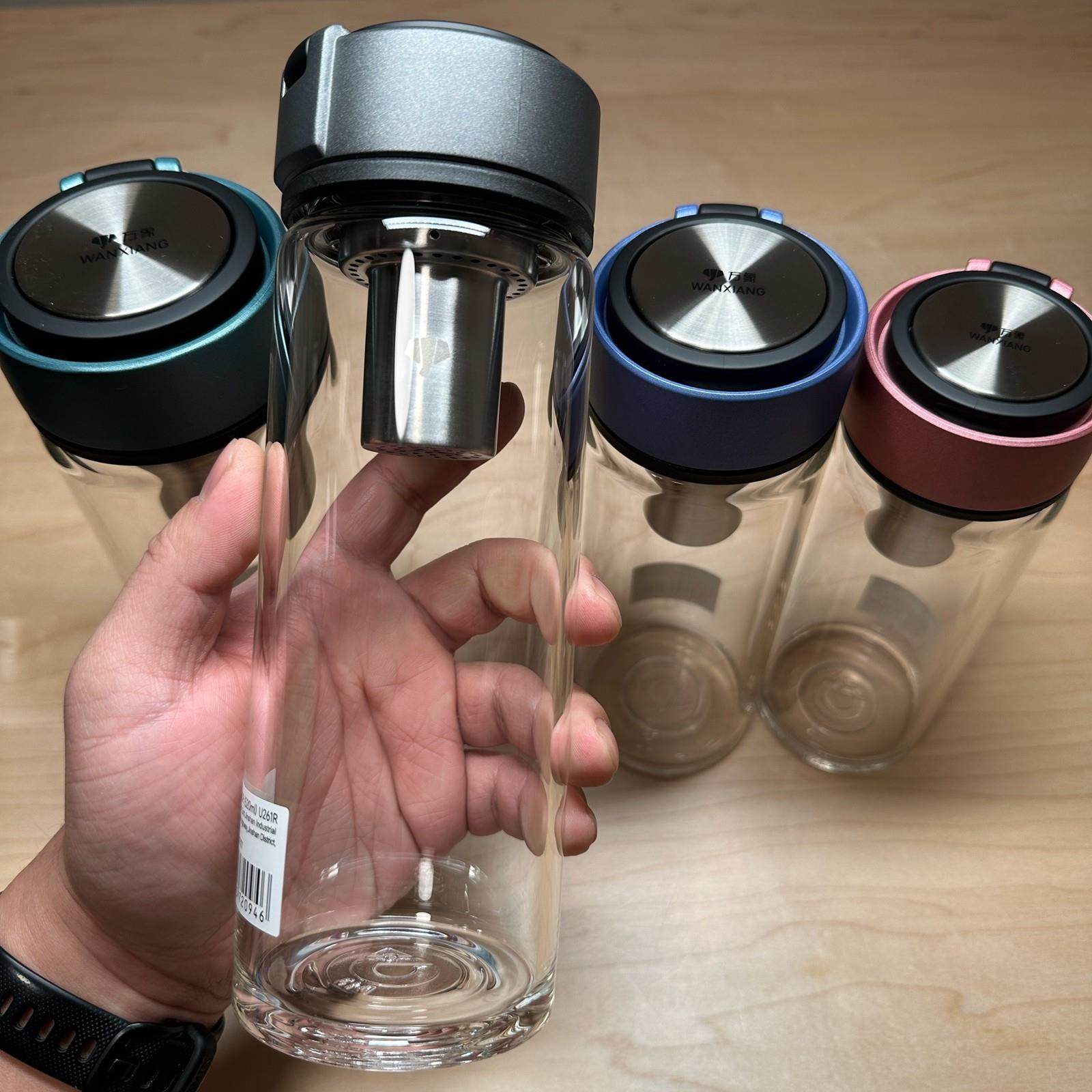 万象单层玻璃杯拎环便携带滤网喝茶水杯子休闲旅行商务办公水杯,餐饮具,玻璃杯,淘宝优惠券,粉丝福利购,淘宝优惠卷