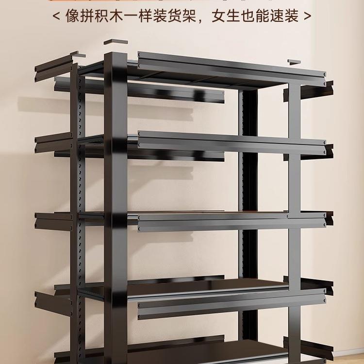 家用货架置物架多层落地超市仓库阳台储物架杂物间架子仓储收纳架