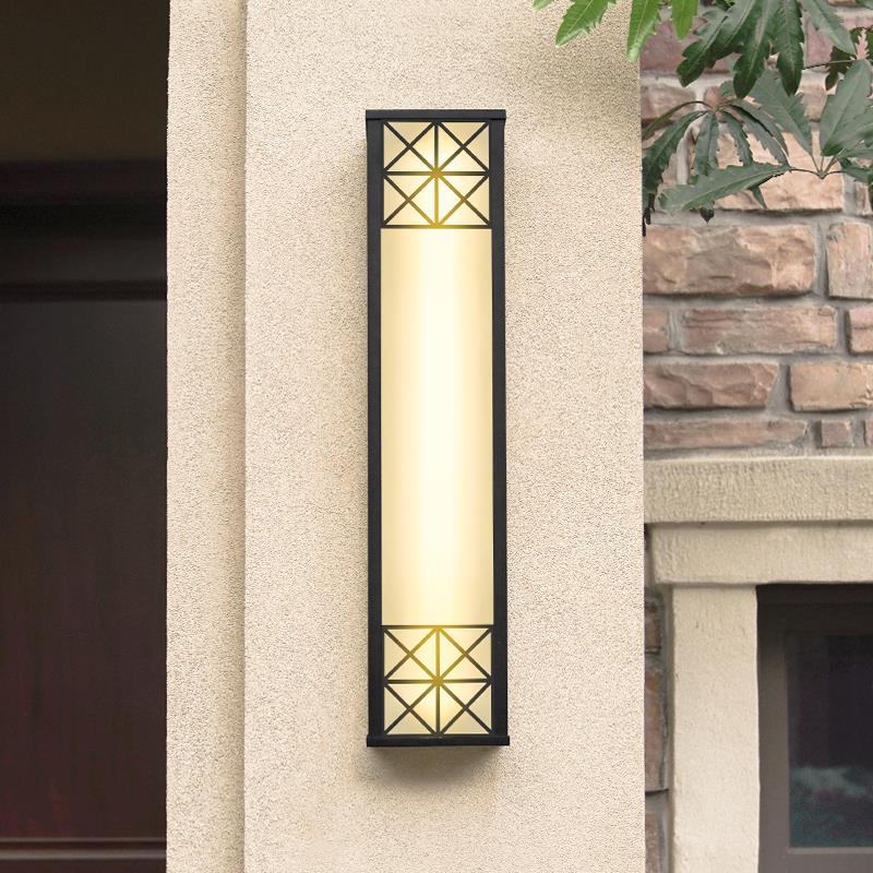 太阳能壁灯户外防水别墅庭院露台灯大门两侧围墙外墙灯过道阳台灯