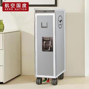 收纳柜卧室储物柜整理柜家用可移动多层铝合金柜子 航空餐车抽屉式