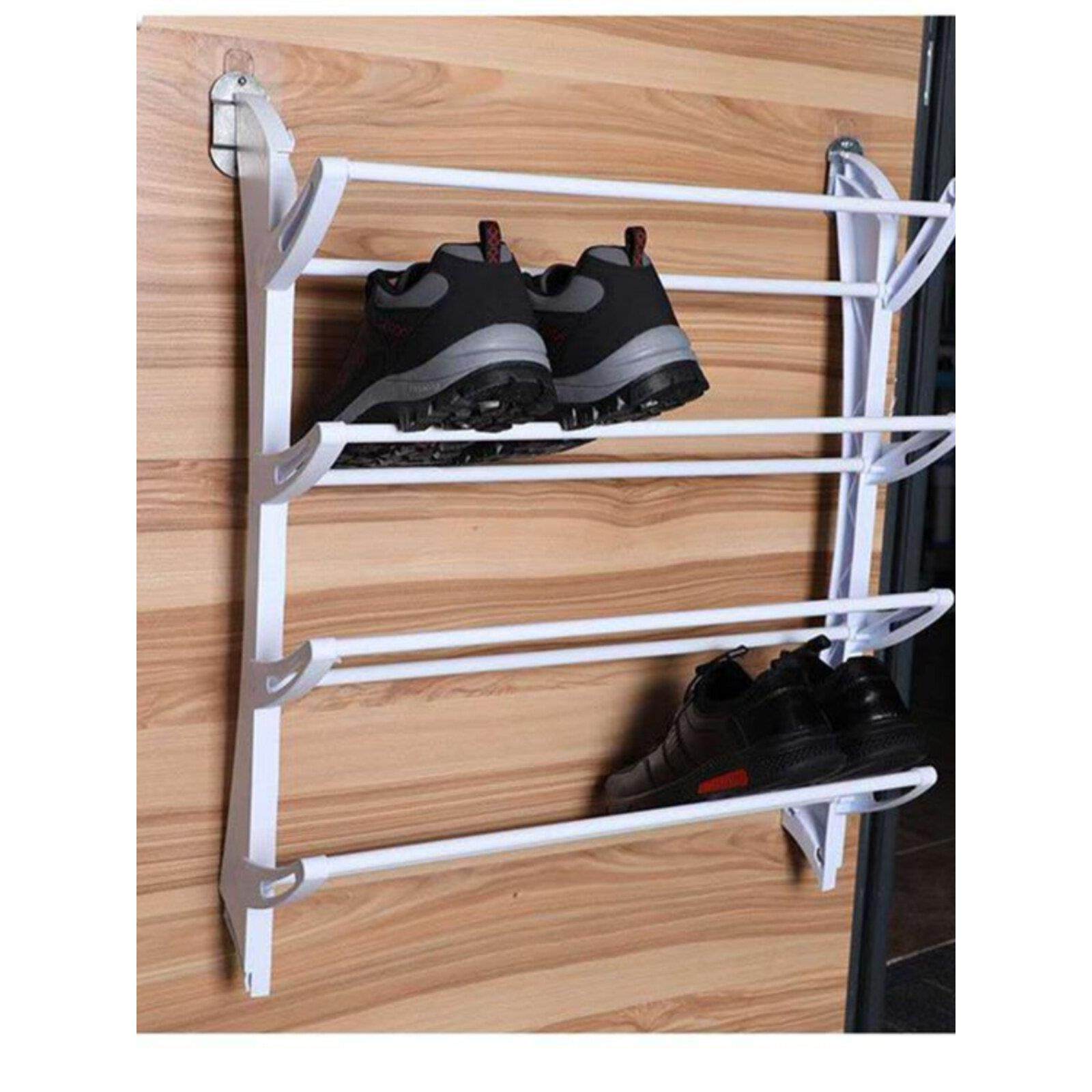 创意门后挂墙简易鞋柜多层组合鞋架壁挂式收纳宿舍简约铁艺鞋架,住宅家具,鞋架,淘宝优惠券,粉丝福利购,淘宝优惠卷